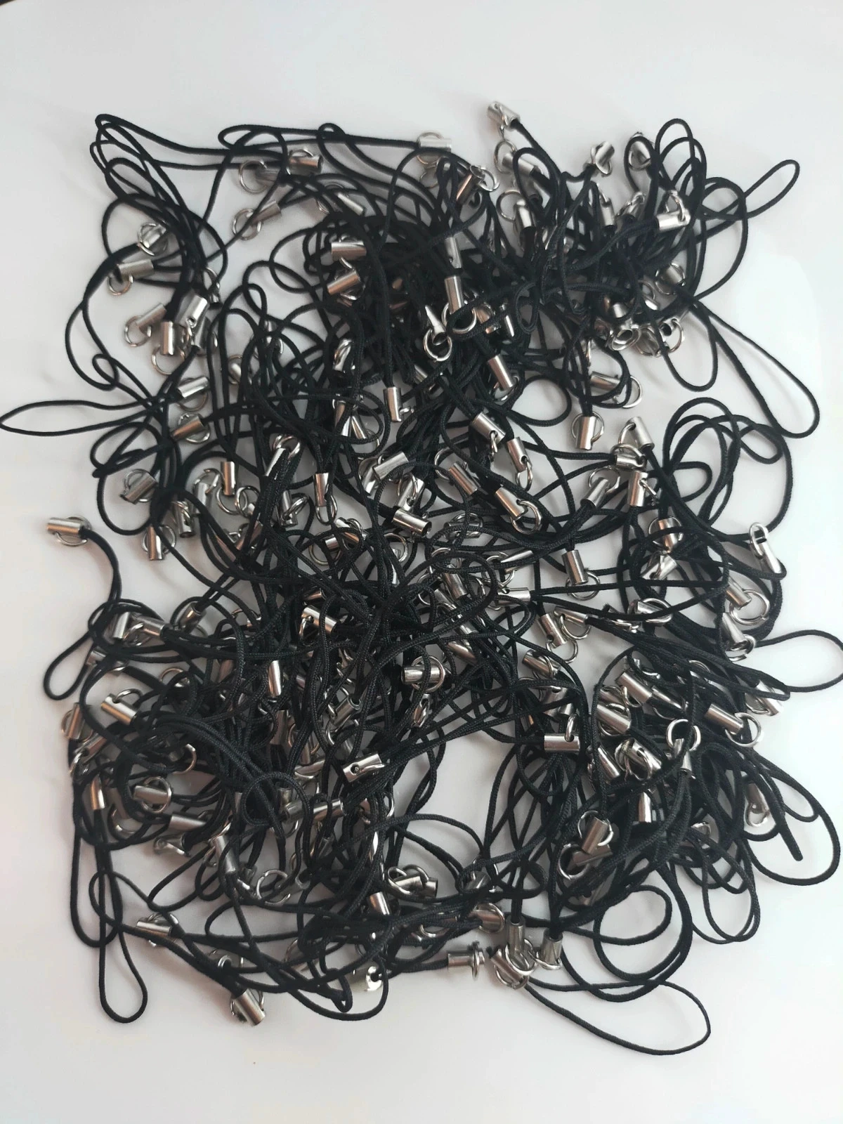 200 attaches noires strap pour téléphone portable Lot n°6753